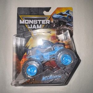 Monster Jam Megalodon Ghost 1:64 Die-Cast Truck Translucent Blue Series 01